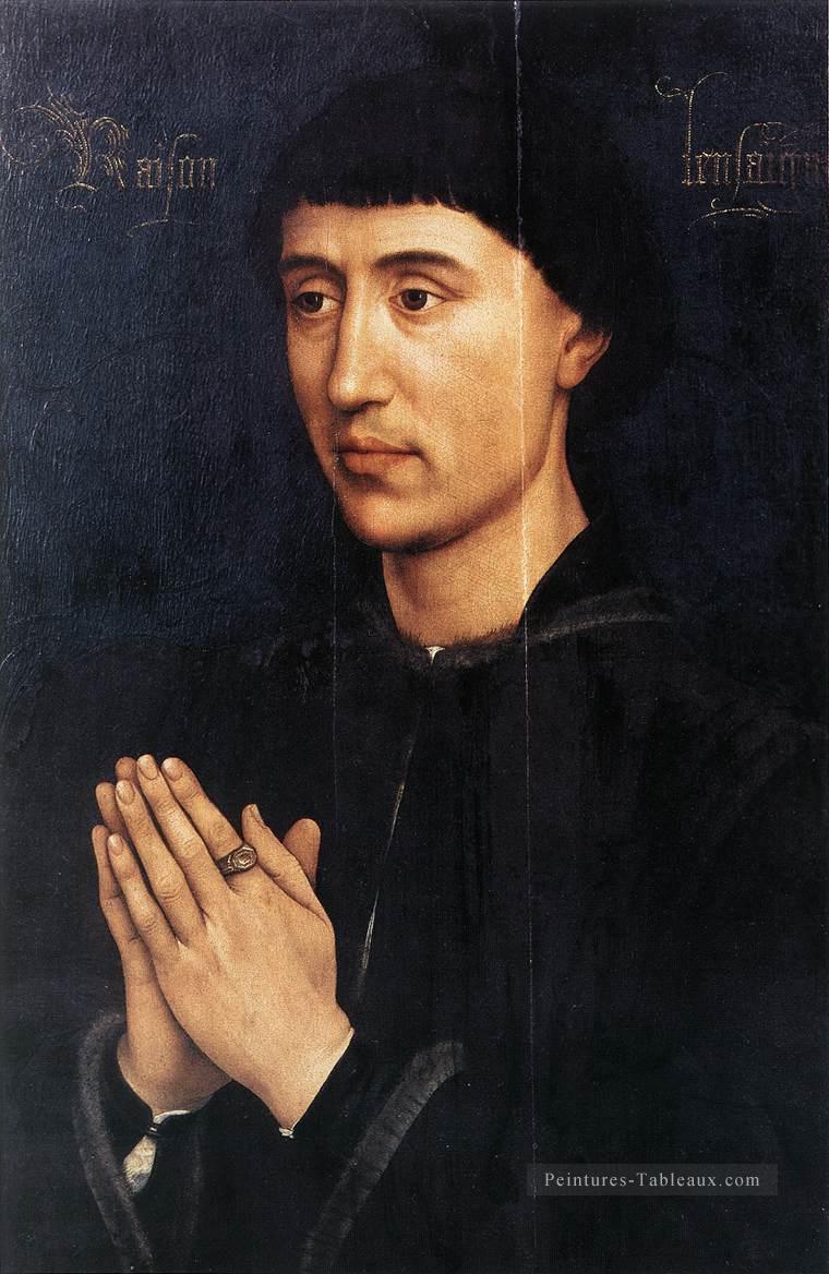 Portrait de Diptyque de Laurent Froimont ailier droit Rogier van der Weyden Peintures à l'huile